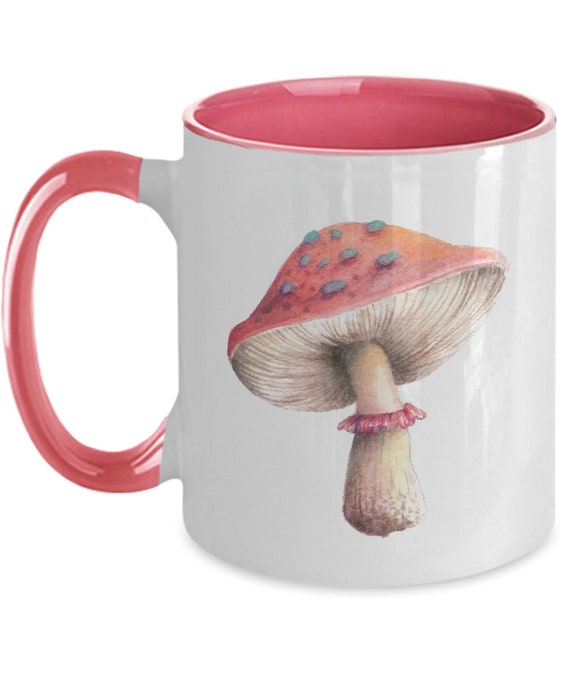 Mushroom Mug with Lid (Natural Life)