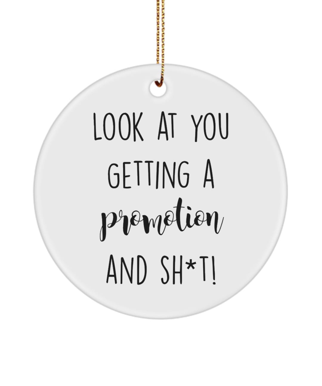 Funny Gift for Coworker for Promotion New Job Ornament Funny - Etsy