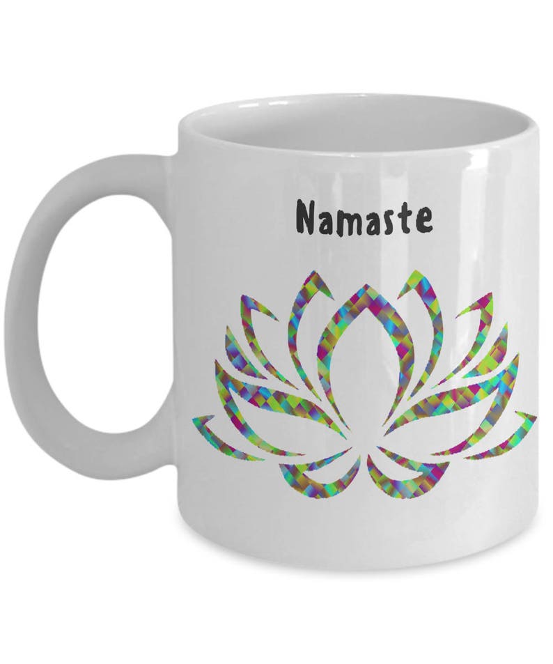Namaste Mugs Yoga Gift Affirmations Mug Namaste Gift | Etsy