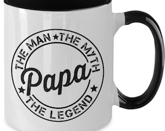 Papa the Man the Myth the Legend | Etsy