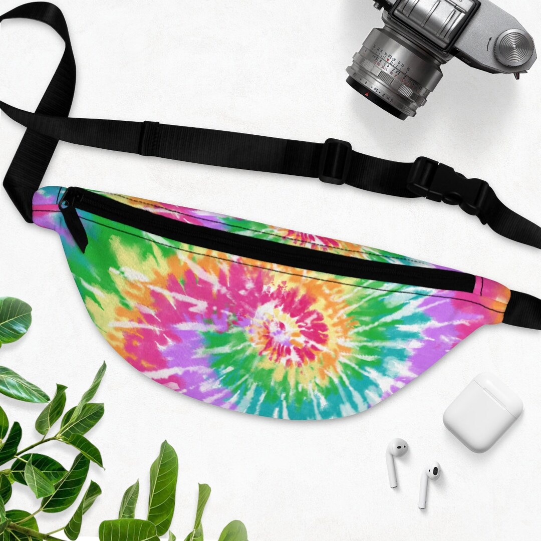 Vibrant Tie-Dye Mini Fanny Pack for On-the-Go Style