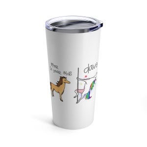 Other 50 year olds Dave Personalized Tumbler 50th birthday gift ideas for fiftieth birthday gift unicorn pole dancer Funny birthday gift