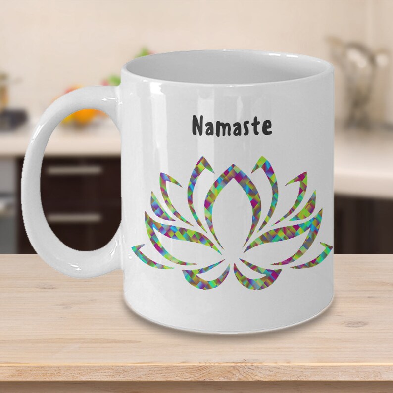 Namaste Mugs Yoga Gift Affirmations Mug Namaste Gift | Etsy