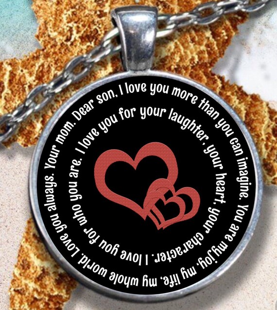 mother son necklace jewelry
