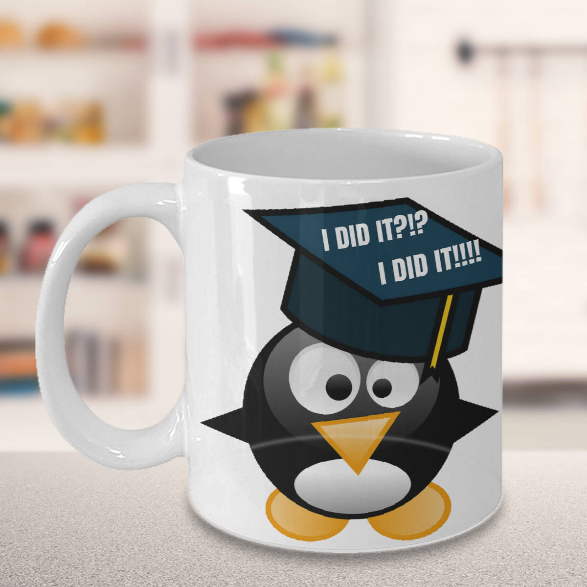 Cute Graduating Penguin Cartoon' Unisex Hoodie