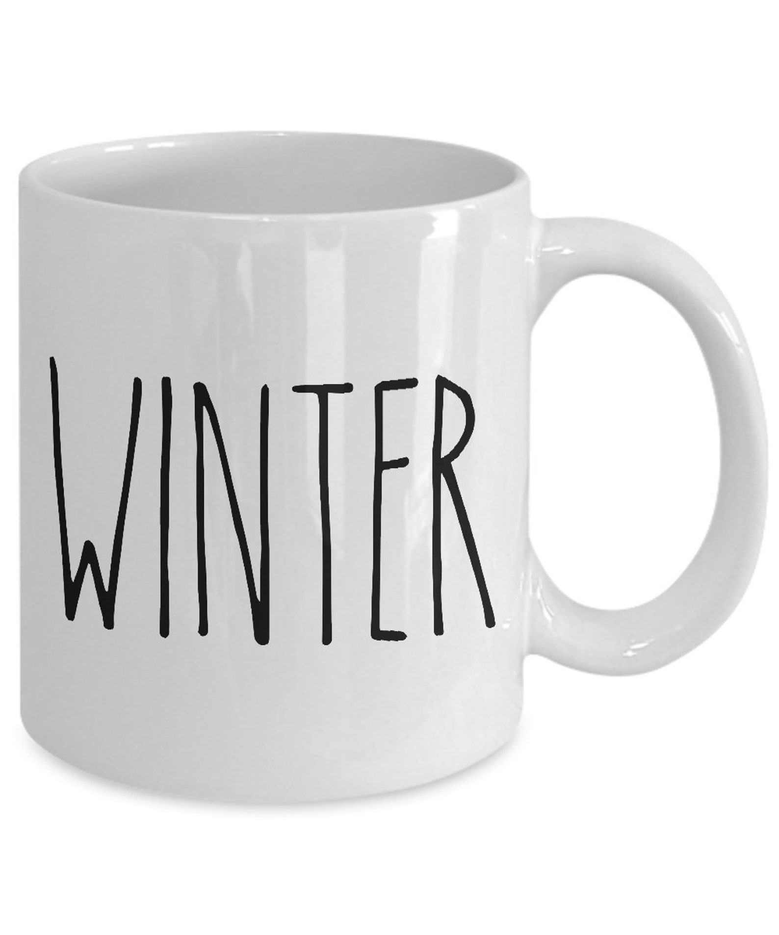 Minimalist Winter Mug /winter Coffee Mug/ Winter Decor /rae Etsy