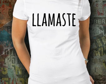 Llama, Llamaste shirt, yoga shirt,llama shirt. Llama shirt, gift for her, gift for women, Christmas gift, birthday gift, women’s  tee