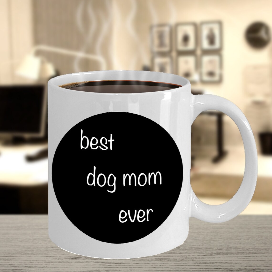 Dog Mom Mug Best Dog Mom Ever Gift for Dog Lover Mothers Etsy