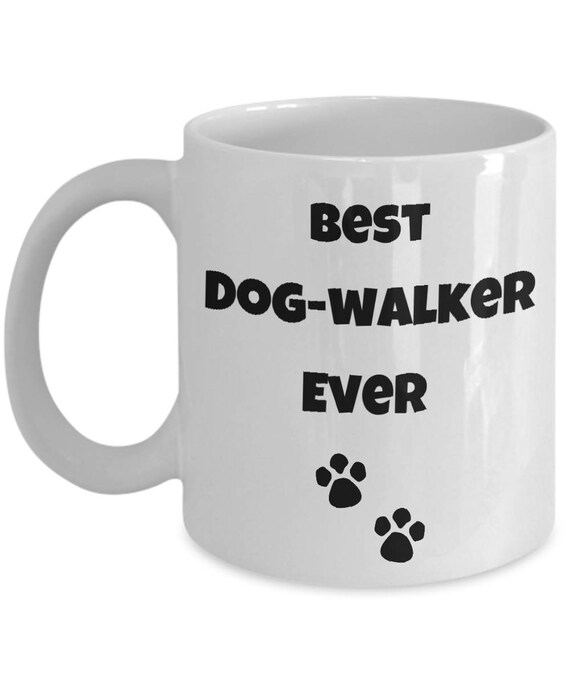 dog walker mug