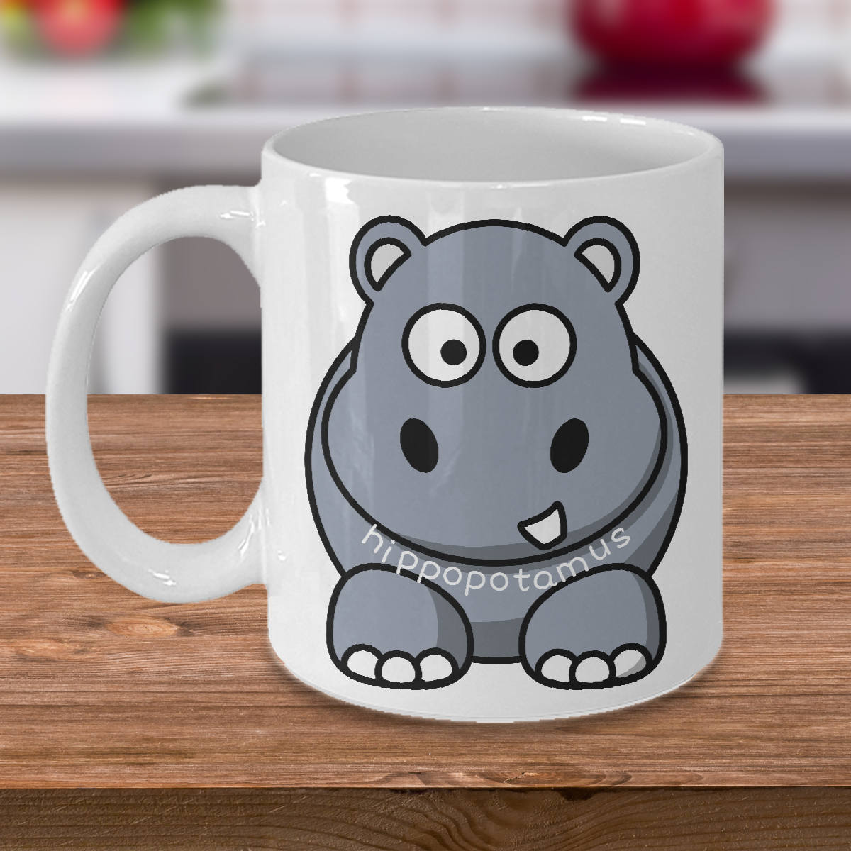 Hippopotamus Mug Children's Hippo Mug Gift for Children Etsy
