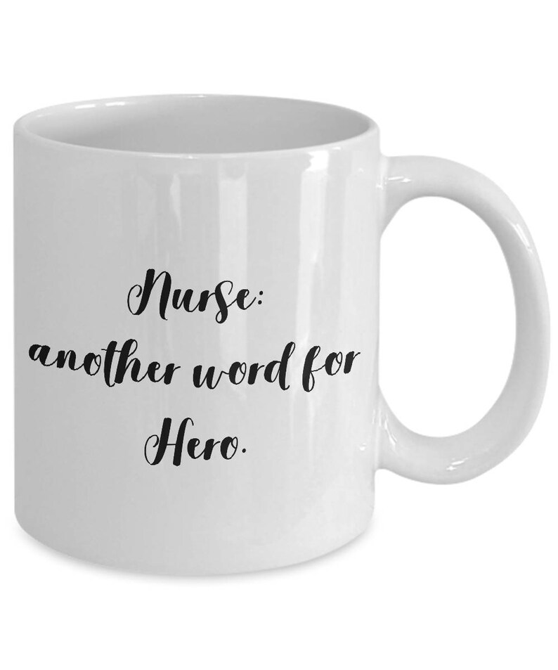 Nurse Mug Nurse Another Word for Hero Nurse Gift for Etsy