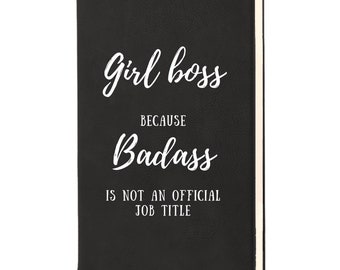 Girl Boss Journal, Journal for girl Boss, feminism gift, girl power journal, Gift for entrepreneurs, success planners