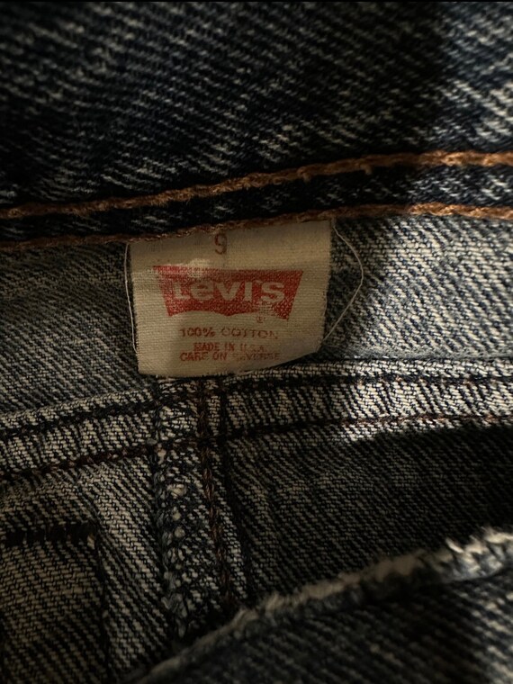 Rare Vintage 80s Levi’s 544 High Rise Yoke Front … - image 6