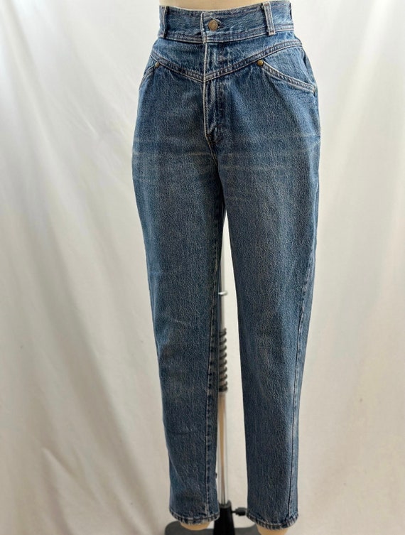 Rare Vintage 80s Levi’s 544 High Rise Yoke Front … - image 4