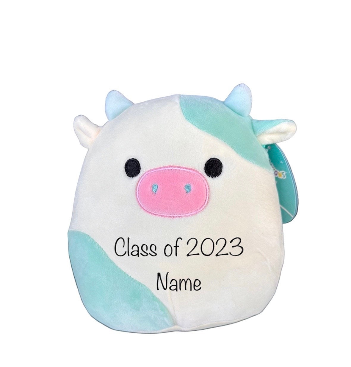 Squishmallow 8” Cow Bundle Caedyn Strawberry Reshma Ronnie and Peach nose Connor www ...