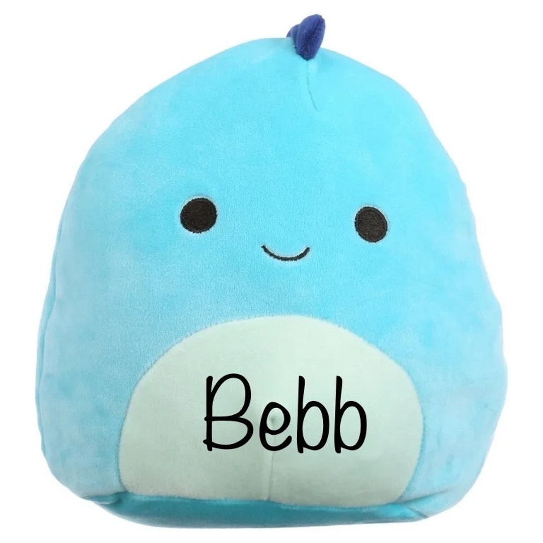 8 Personalized Bebb the Dinosaur Squishmallow Stuffed Animal Plush