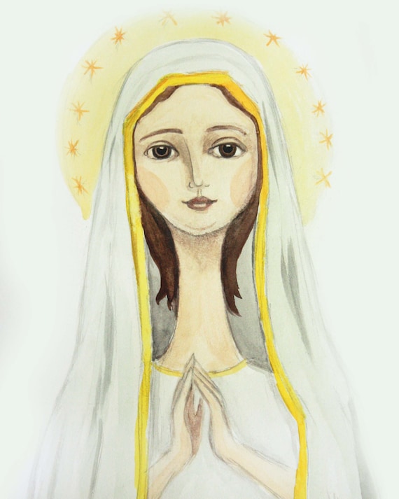 Our Lady of Fatima Catholic Art 8x10 Print Gift Idea | Etsy