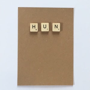 Hunnen Karte, Hunnen Karte, Geburtstagskarte, Freundschaft, Karte für Sie, Karte für Ihn, Romantische Karte, Valentinstag, Uk Shop