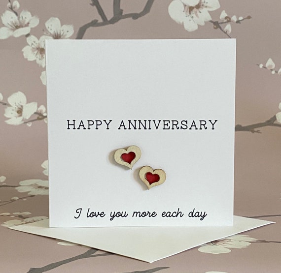 Biglietto Anniversario Matrimonio - Con Adesivi, Per San Valentino O Ricorrenze - Foto 8