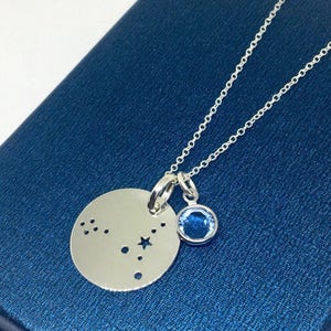 Sterling Silver Pisces Necklace, Pisces Jewellery, Zodiac Jewellery, Zodiac Necklace, Constellation Necklace, Astrology, Zodiac Necklace, UK