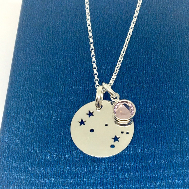 Sterling Silver Necklace Zodiac Necklace UK Zodiac Jewellery Gemini Constellation Necklace Astrology Zodiac Necklace Gemini Jewellery