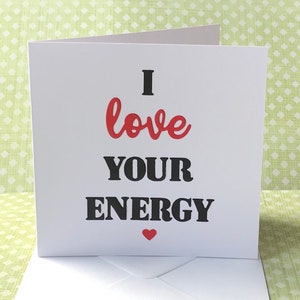 J’aime votre carte d’énergie pour quelqu’un de spécial, je t’aime pour vous, je t’aime carte, Partenaire - Petit ami - Petite amie - Femme - Carte mari, Royaume-Uni