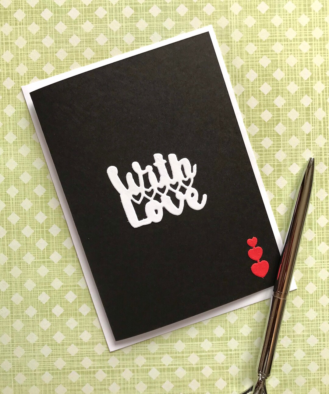 With Love Romantic Love Card, Anniversary Card for Husband - Wife ...