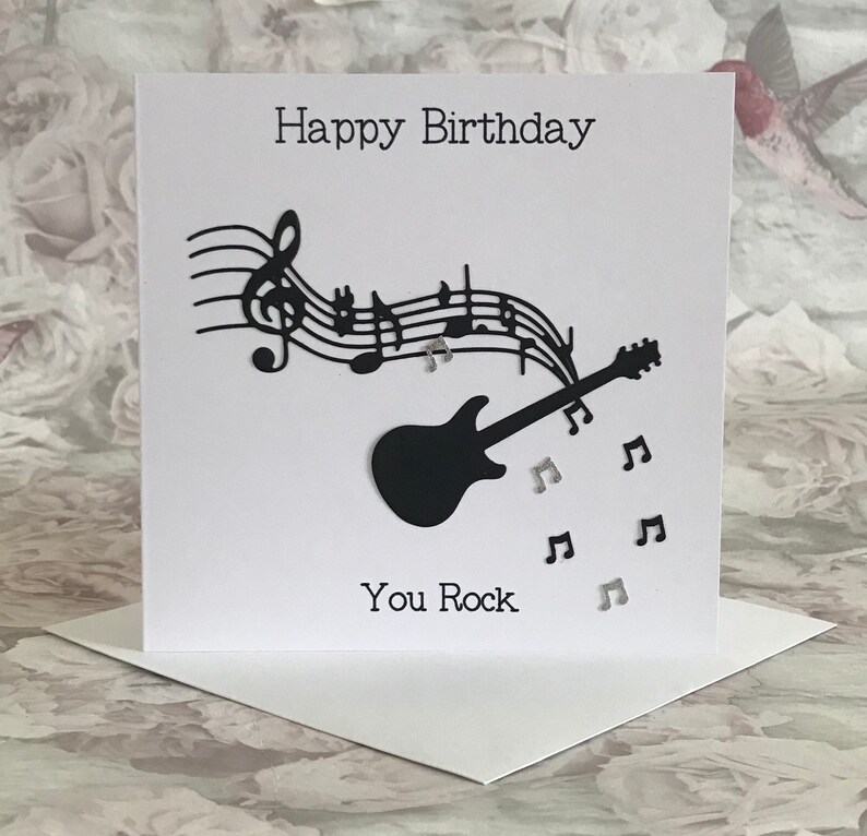 Biglietto Auguri Compleanno - Chitarra - Biglietti da stampare