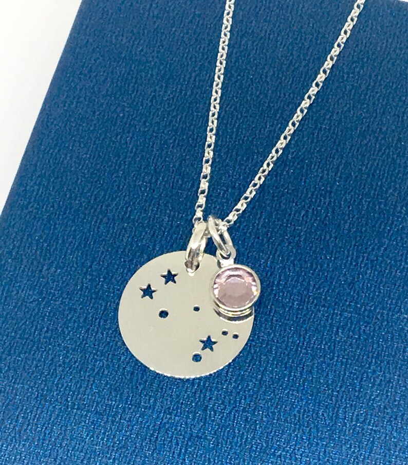 Sterling Silver Necklace Zodiac Necklace UK Zodiac Jewellery Gemini Constellation Necklace Astrology Zodiac Necklace Gemini Jewellery