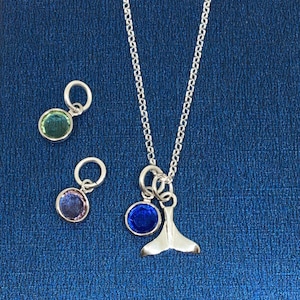Sterling Silver Whale Tail Necklace, Sterling Silver Necklace, Nautical Jewellery, Beach life, Whale Necklace, Romantic Gift, UK shop