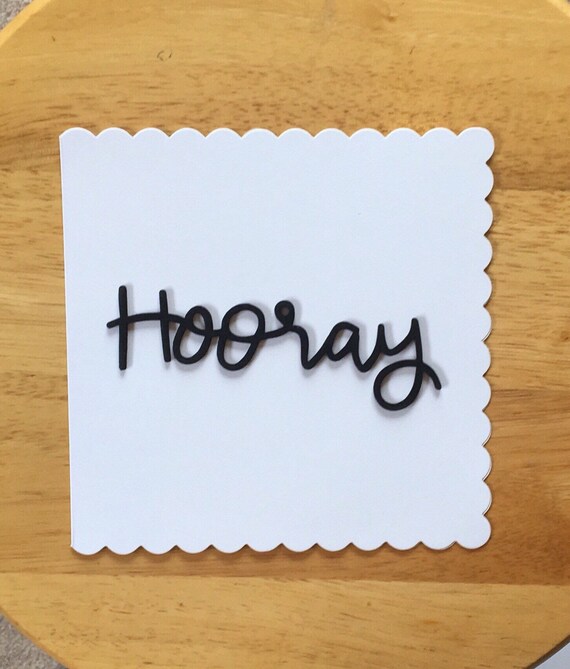 Congratulations Card Hooray, Well Done! Congratulations Card Hooray, Well Done!