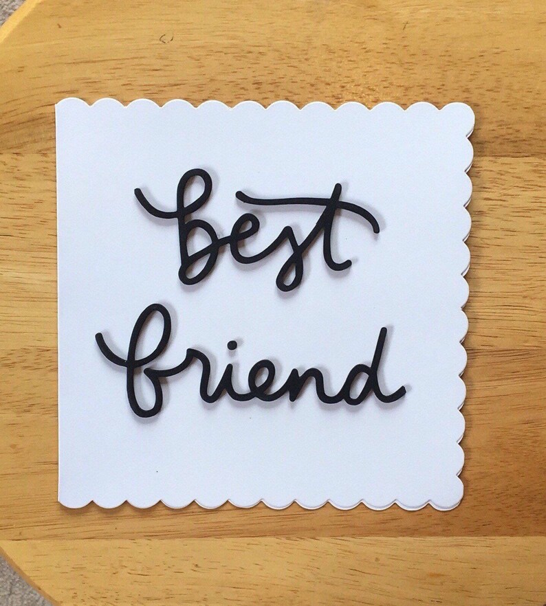 Bestie-Karte Zur Geburtstag – Lustige Freundschaftskarte Für Die Beste Freundin Mit Freiem Innenraum Zum Selbstgestalten