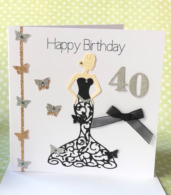 Tarjeta Blank Interior Mensaje Tarjeta Cumpleaños Old English Co. - Diseño Lámina Dorada Para Ella 15x15cm Regalo Cumpleaños Hermana Madre