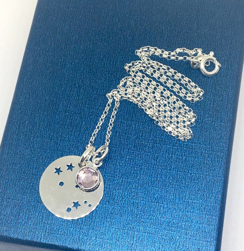 Sterling Silver Necklace Zodiac Necklace UK Zodiac Jewellery Gemini Constellation Necklace Astrology Zodiac Necklace Gemini Jewellery