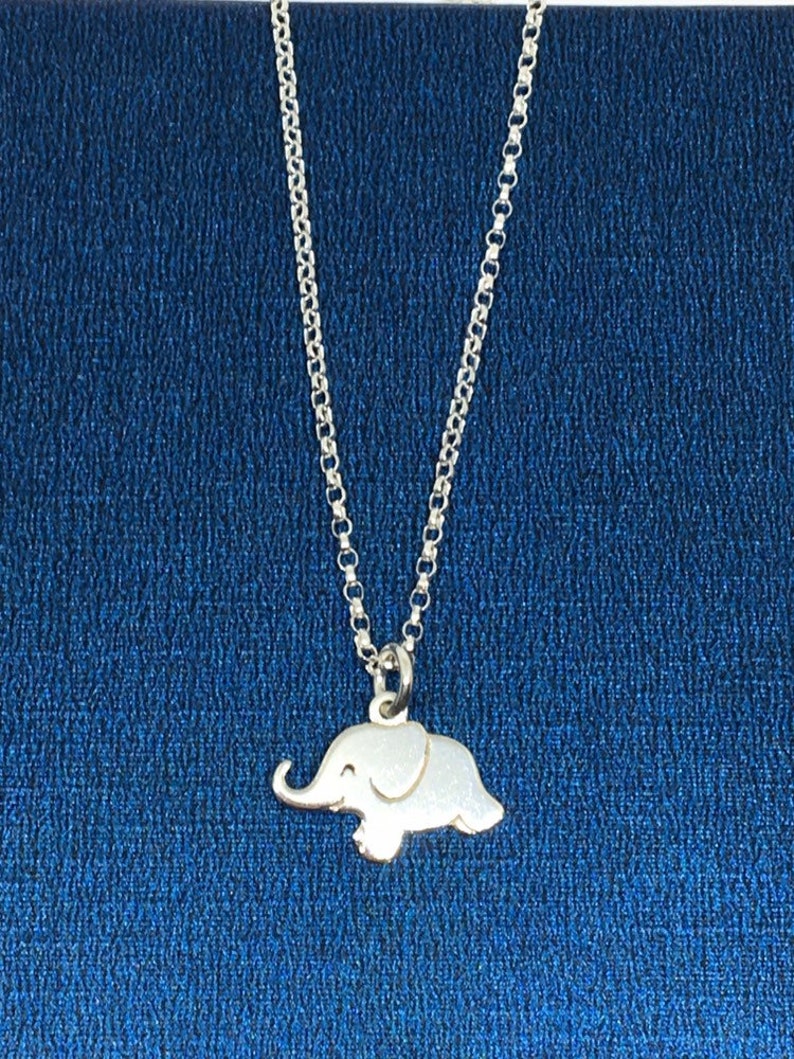 Elephant Charm Women and Girls Jewellery Sterling Silver Elephant Necklace Elephant Necklace 925 Silver Elephant Necklace Gift For Her