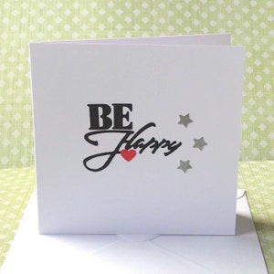 Carta Be Happy, Carta Isolamento, Carta Allegra, Carta Amicizia, Carta Positiva, Carta Disgraria, Vuoto All'Interno, Negozio del Regno Unito