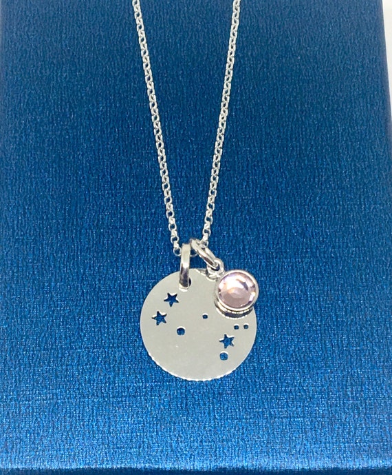 Sterling Silver Necklace Zodiac Necklace UK Zodiac Jewellery Gemini Constellation Necklace Astrology Zodiac Necklace Gemini Jewellery