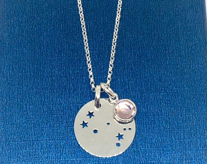 Gemini Constellation Necklace, Sterling Silver Necklace, Gemini Jewellery, Zodiac Jewellery, Zodiac Necklace, Astrology, Zodiac Necklace, UK