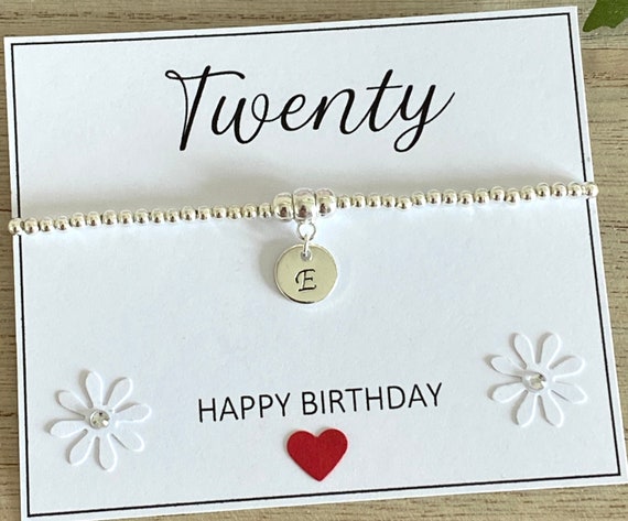 Personalised 50th Birthday Bracelet - 5 Links for 5 Decades - Silver L –  Honey Willow - handmade jewellery