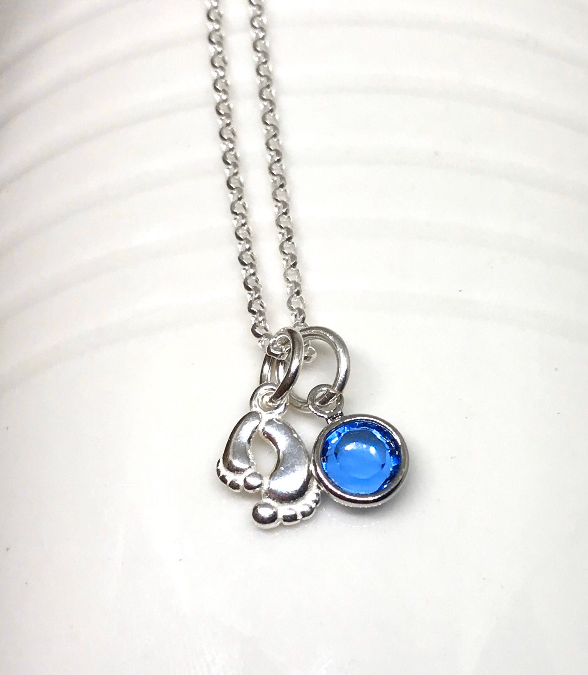 Gorgeous Baby Foot Print Necklace 