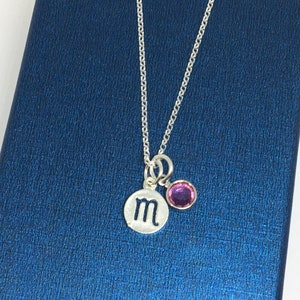 Sterling Silver Scorpio Necklace, Scorpio Jewellery, Zodiac Jewellery, Zodiac Necklace, Gift for Her, Astrology Necklace, UK