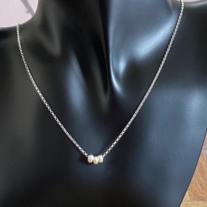 30th Birthday Sterling Silver Necklace, 3 Circle Necklace, Thirtieth Birthday Jewelry, 30th Birthday Gift, Women’s Jewellery Gift for Her UK
