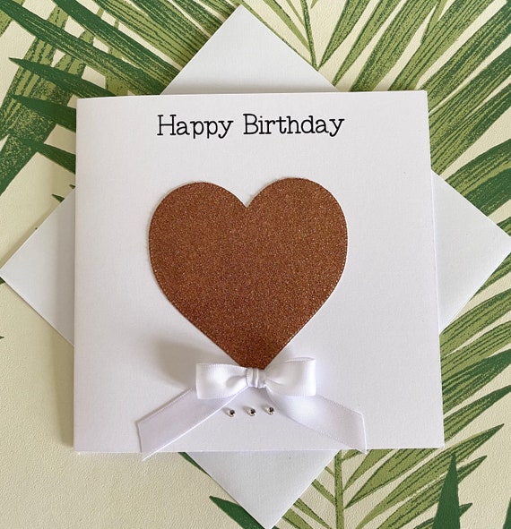 Carte De Vœux 'Especially For You' à Paillettes Cœur - Pour La Fête Des Mères, Neuf UK