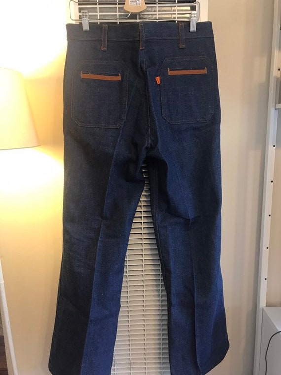 Like new vintage 70's levis  bell bottoms with ta… - image 3