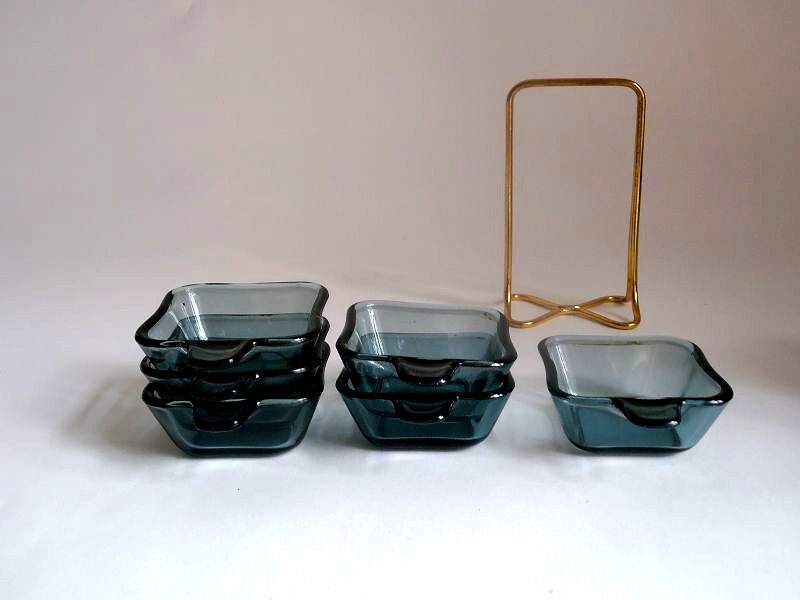 Stacking Ashtrays by Wilhelm Wagenfeld for WMF, 1950s, Set