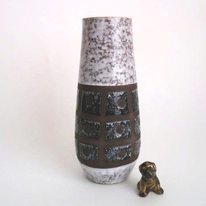 Fat lava vase, extraordinary mid century fat lava vase, west german pottery, space age vase, studio art wgp, atomic age vintage ceramic 70s