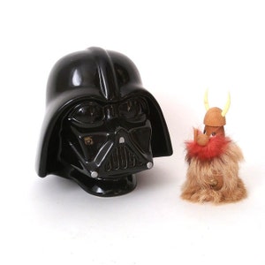Vintage Darth vader ceramic head Star Wars, vintage action figure, First 12 Star Wars Last 17, A New Hope Empire Strikes Back Return of Jedi