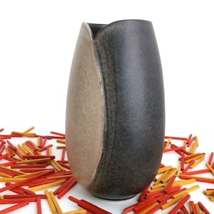 Scandinavian studio ceramic vintage ceramic vase Würtz Wurtz ceramic Denmark, mid century modern pottery,  mcm ceramic  vase 70s 60s Danish