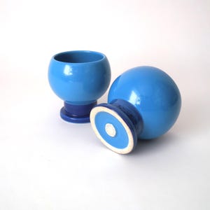 Set of two footed vintage ceramic planter 60s made by Hutschenreuther, indoor flower pot, pottery plant pot, mid century planter