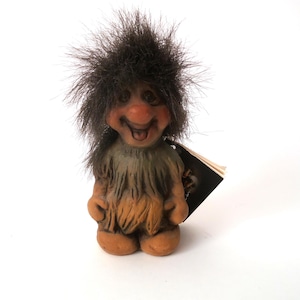 Vintage Troll figurine Fosse Troll figure, toy troll figures, Troll dolls figurine puppet, medium size norwegian troll figure Fosse